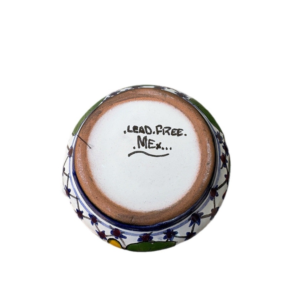 Handcrafted Artisian Talavera Mexican Pottery Signed Vibrant Colors Festival - Picture 9 of 12